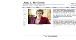 Desktop Screenshot of amystephson.com